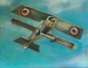 Print of Fine Art Aeroplane Paintings by Angela Anderson