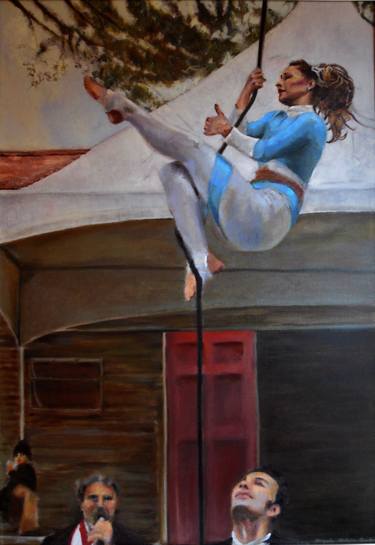 Original Figurative Performing Arts Paintings by Angela Anderson