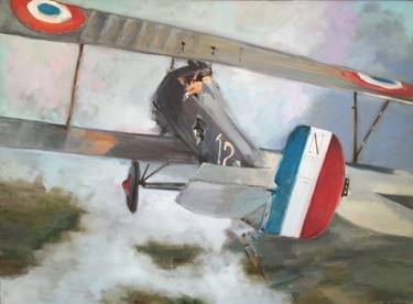 Print of Aeroplane Paintings by Angela Anderson