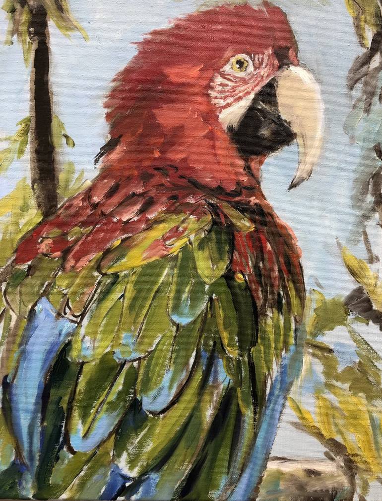 Original Fine Art Animal Painting by Angela Anderson