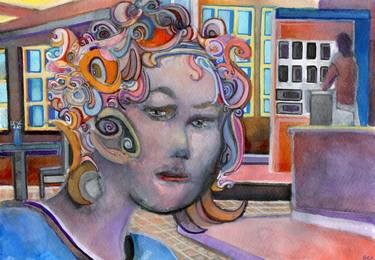Original Impressionism Women Paintings by Josh Byer