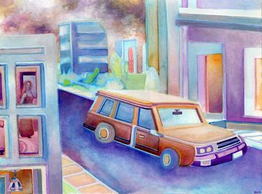 Print of Illustration Car Paintings by Josh Byer
