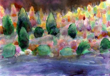 Print of Impressionism Landscape Paintings by Josh Byer