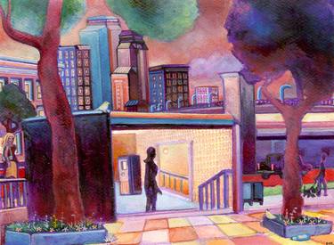 Print of Cities Paintings by Josh Byer