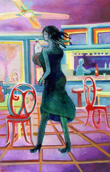 Original Impressionism Women Paintings by Josh Byer