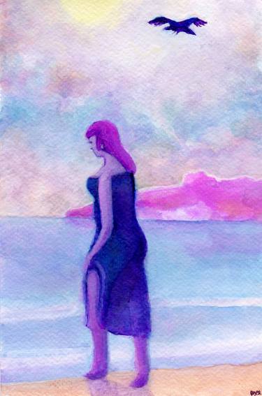 Print of Impressionism Women Paintings by Josh Byer