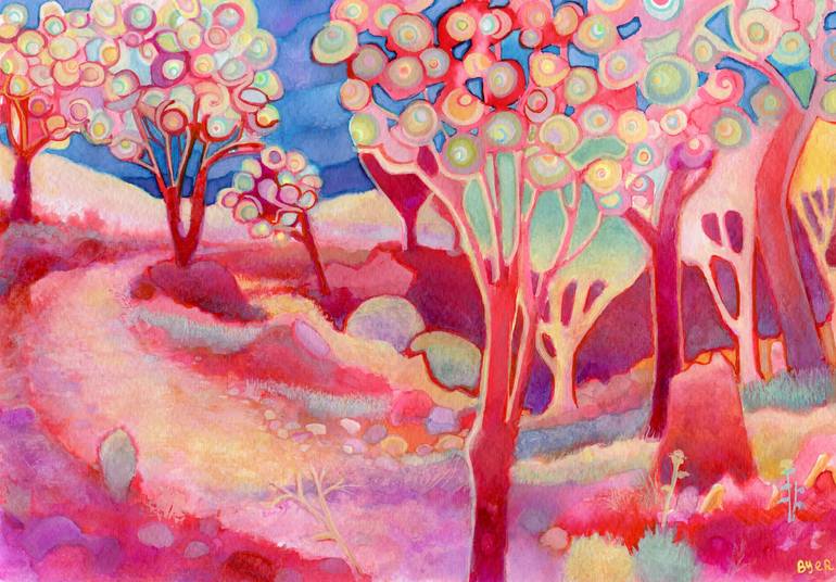 Print of Impressionism Nature Paintings by Josh Byer