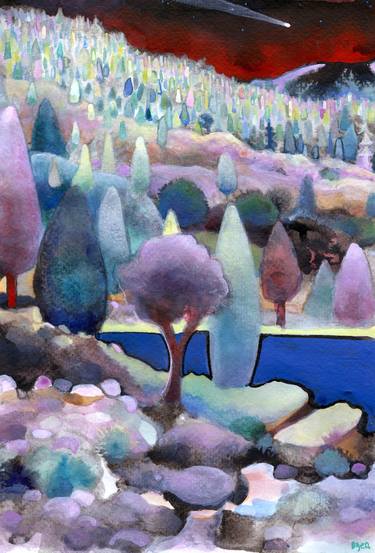 Original Impressionism Nature Paintings by Josh Byer