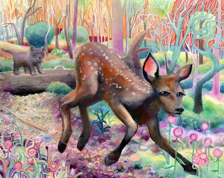 Print of Impressionism Animal Paintings by Josh Byer