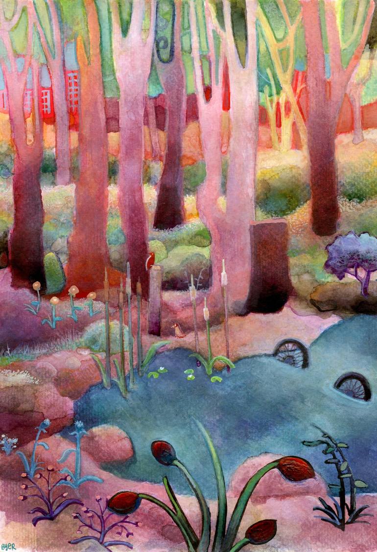 Print of Impressionism Nature Paintings by Josh Byer