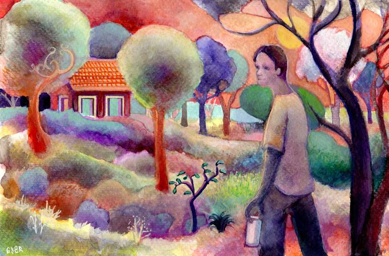 Print of Impressionism Nature Paintings by Josh Byer