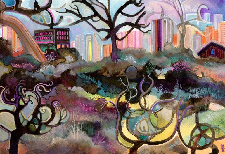 A Chilly Day in Late October Painting by Josh Byer | Saatchi Art