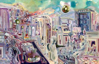 Print of Expressionism Cities Paintings by Josh Byer