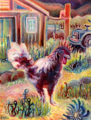 Original Impressionism Animal Paintings by Josh Byer