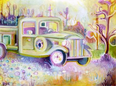 Original Car Paintings by Josh Byer