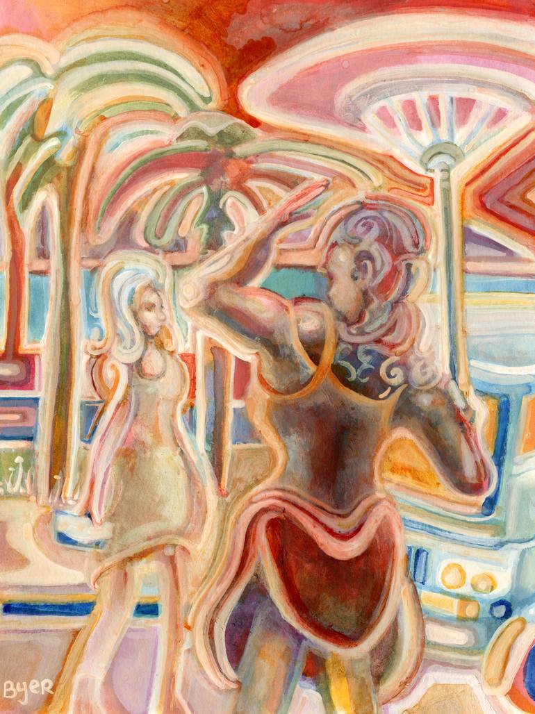English Bay Painting by Josh Byer | Saatchi Art