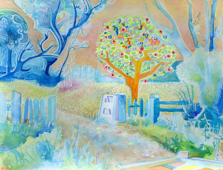 Print of Impressionism Tree Paintings by Josh Byer