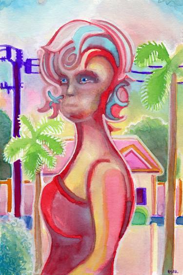 Original Fauvism Women Paintings by Josh Byer