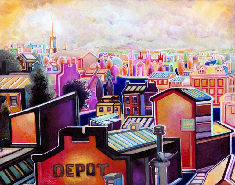 Print of Fauvism Places Paintings by Josh Byer