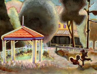 Print of Impressionism Places Paintings by Josh Byer