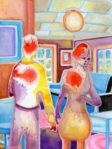 Original Impressionism People Paintings by Josh Byer