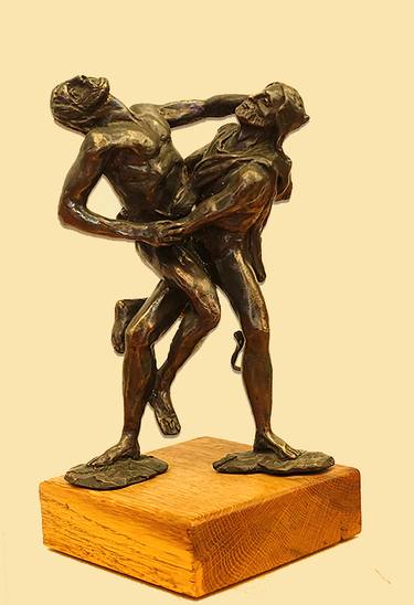 Original Realism Classical mythology Sculpture by MariAnna MO Warr