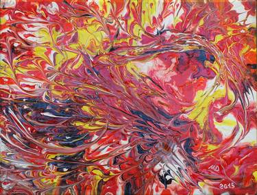 Original Abstract Expressionism Abstract Paintings by MariAnna MO Warr