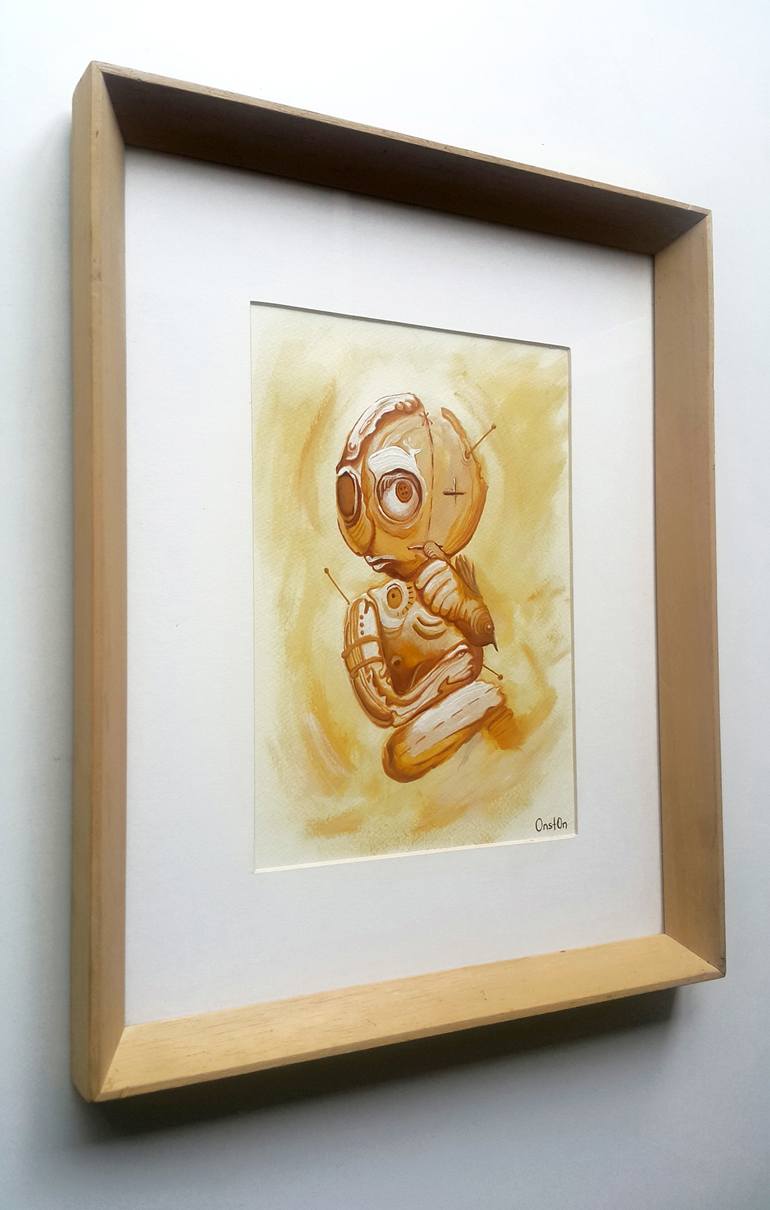 Original Figurative Religion Painting by Can Yesiloglu