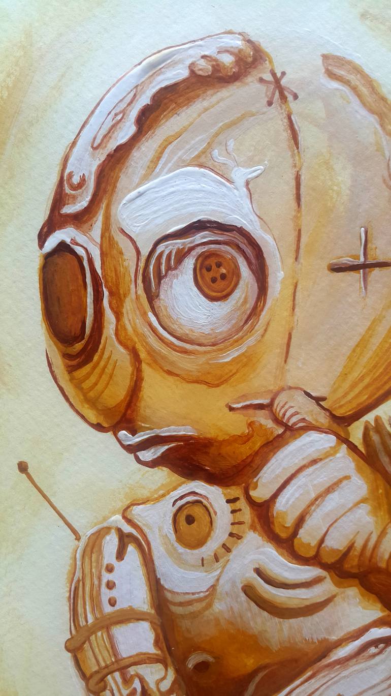 Original Figurative Religion Painting by Can Yesiloglu