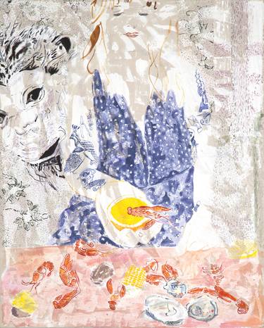 Original Impressionism Patterns Painting by Heidi Howard