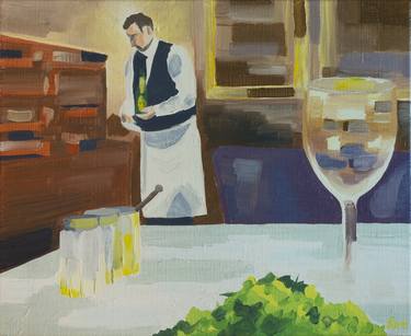Original Food & Drink Painting by Boris Inparis