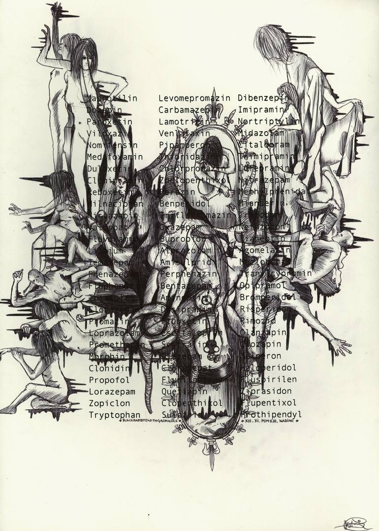 Toxicology Drawing by JØrn Neumann | Saatchi Art