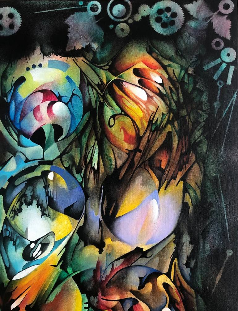 Original Abstract Painting by Gary Winterford