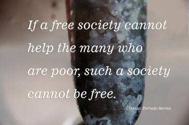 "If a free society cannot help the many who are poor ... " thumb
