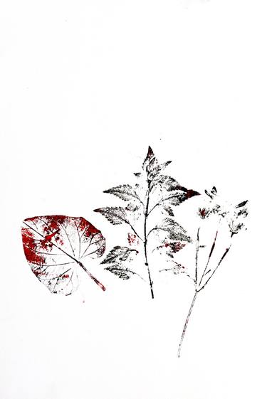 Print of Minimalism Nature Printmaking by Yula Zubritsky