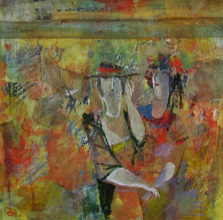 Print of Modern Women Paintings by Teimuraz Gagnidze