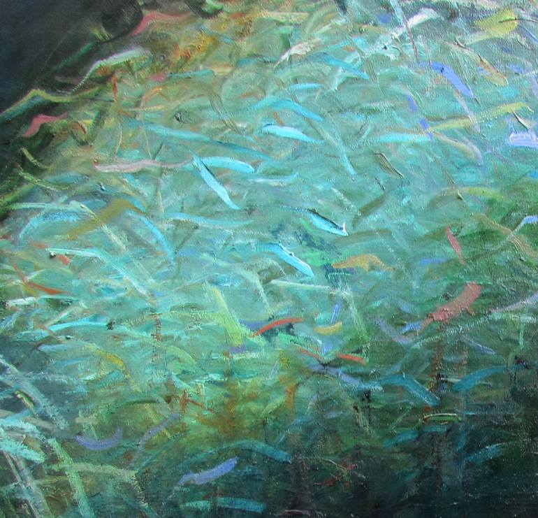 Original Modernism Nature Painting by Teimuraz Gagnidze