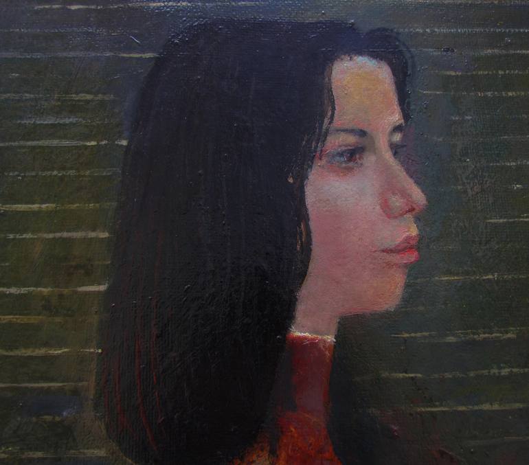 Original Modern Portrait Painting by Teimuraz Gagnidze