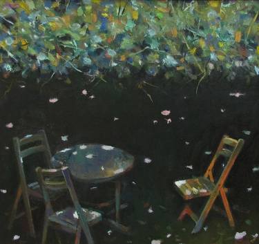 Print of Realism Garden Paintings by Teimuraz Gagnidze