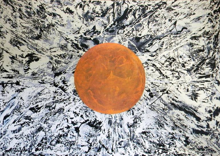 Original Abstract Expressionism Abstract Painting by Phil Ciano