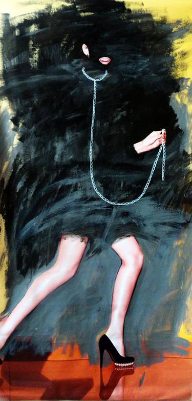 Original Modern Nude Paintings by david kukhalashvili