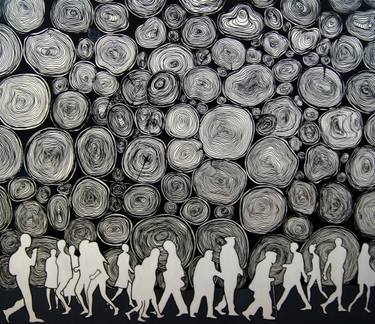 Saatchi Art Artist david kukhalashvili; Painting, “Utilization.” #art