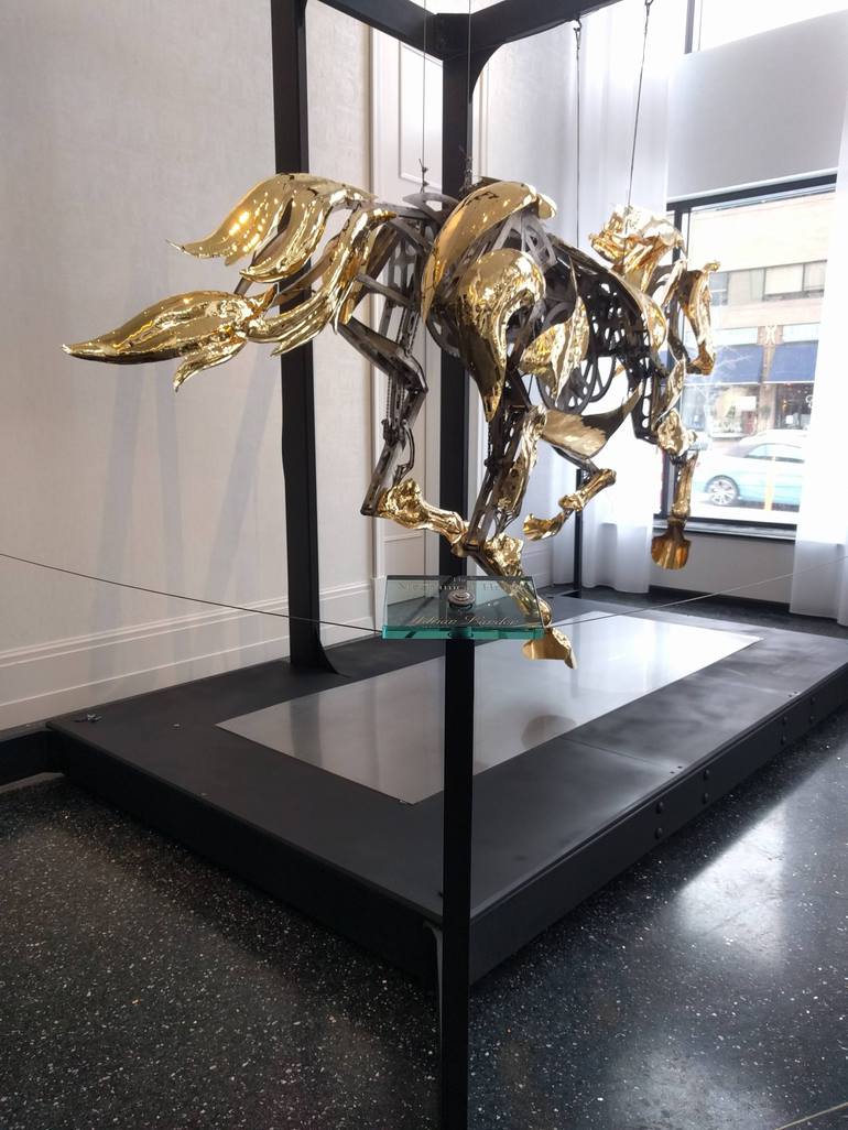 Original Kinetic Animal Sculpture by Adrian Landon