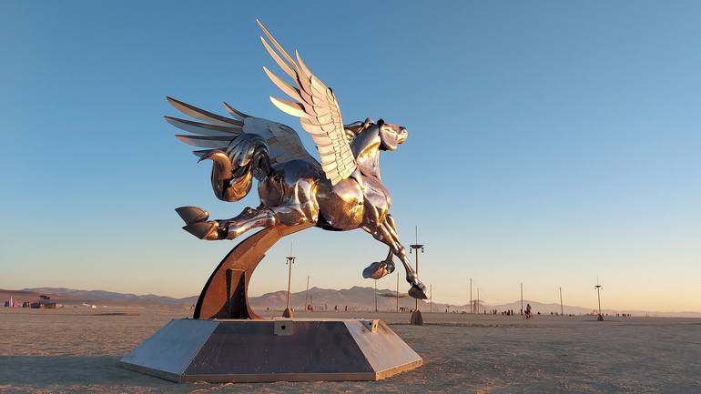 Original Figurative Fantasy Sculpture by Adrian Landon