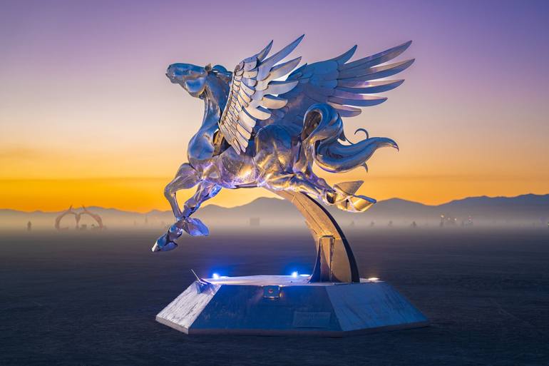 Original Figurative Fantasy Sculpture by Adrian Landon