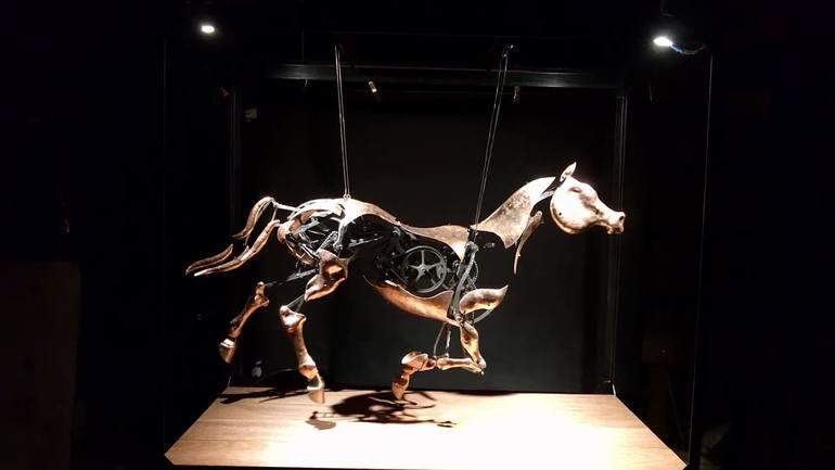 Original Figurative Horse Sculpture by adrian landon