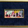 Artwork framed (14.75 W x 9 H X 0.625 D in)