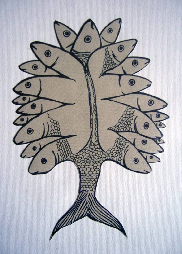 fish odor Drawing by Nadejda khan