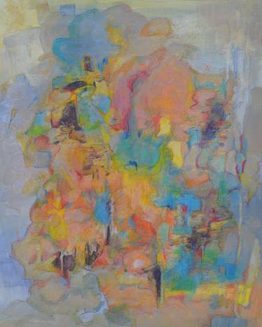 Original Abstract Expressionism Abstract Painting by Diane Montana Jansson