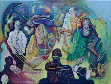 Print of Expressionism Music Paintings by Gabriele Wendland